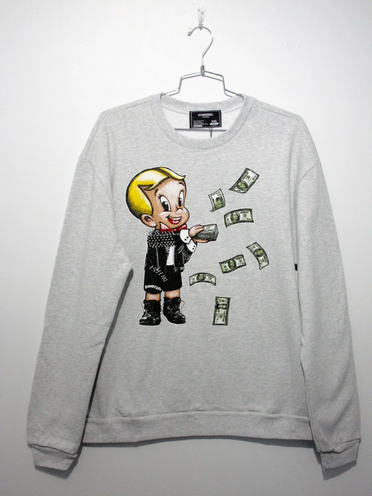 DomRebel Baller Grey Sweatshirt